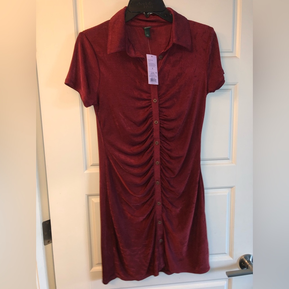 Button up dress